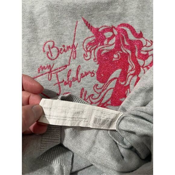 Girl’s Unicorn Sweater - Picture 7 of 7